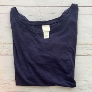H&M Basics Tee in Navy Blue